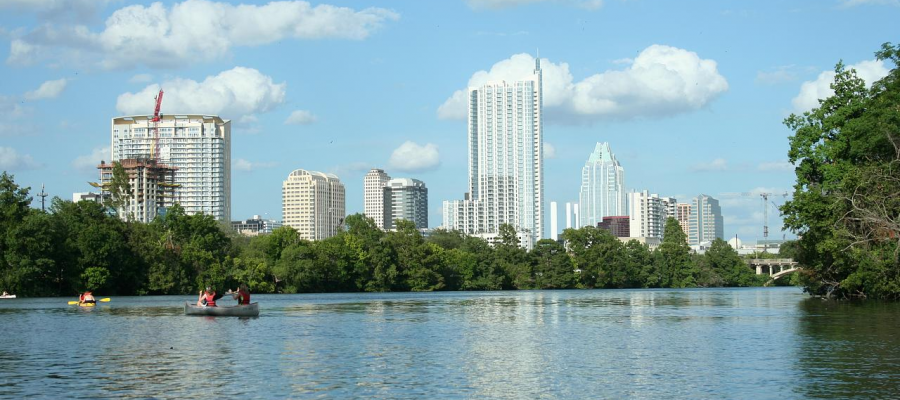 Town Lake in Austin TX